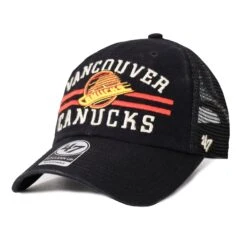 '47 BRAND Vancouver Canucks Third - 47 Brand NHL Clean Up Highpoint Adjustable Hat - Black OSFM
