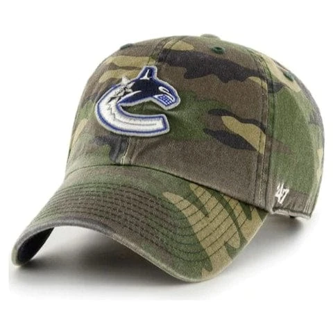 '47 BRAND Vancouver Canucks - 47 Brand NHL Camo Clean Up Adjustable Hat
