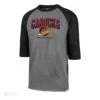 '47 BRAND Vancouver Canucks Skate 47 Brand Break Thru Club Raglan Mens Shirt