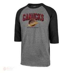 '47 BRAND Vancouver Canucks Skate 47 Brand Break Thru Club Raglan Mens Shirt