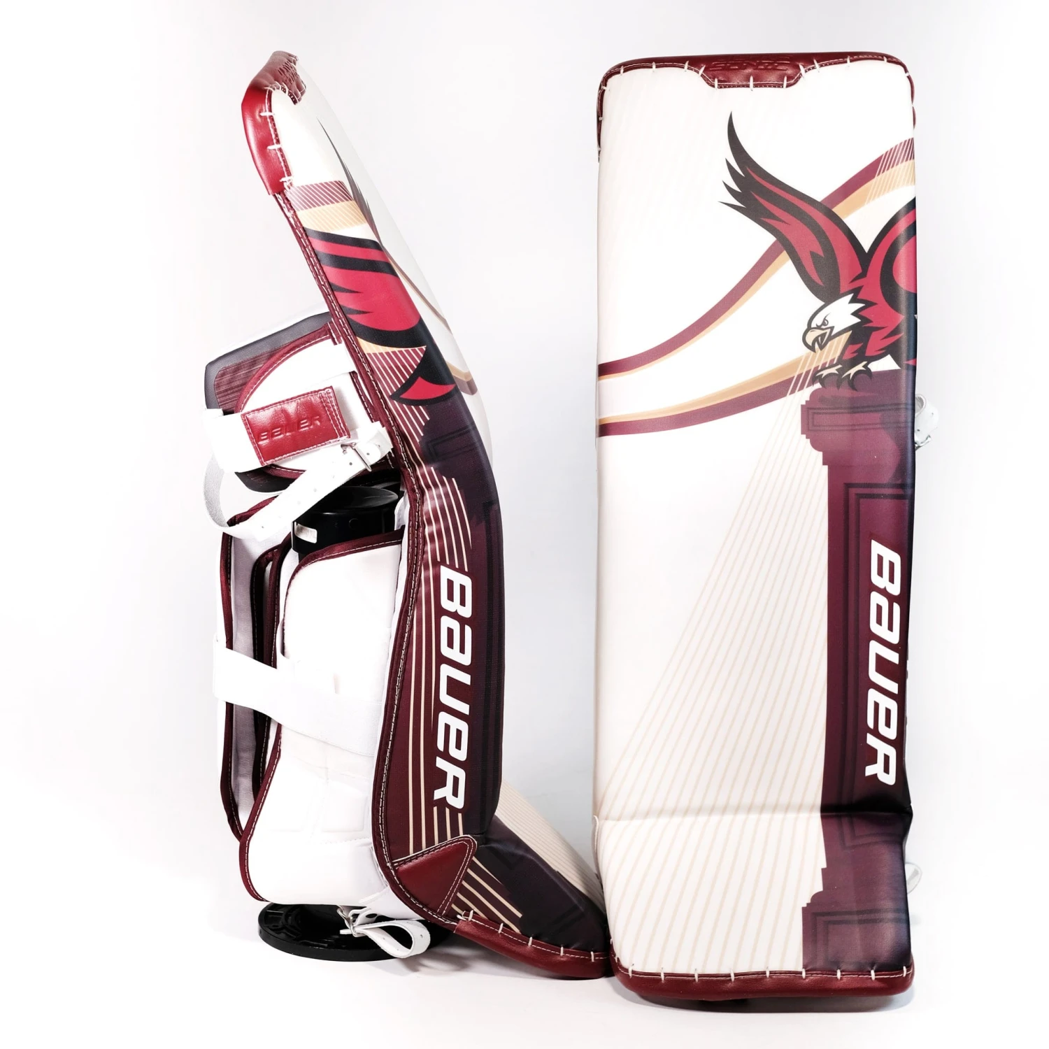 Bauer Supreme Pro Custom Senior Goalie Leg Pads - Jack Moffat - Image 3