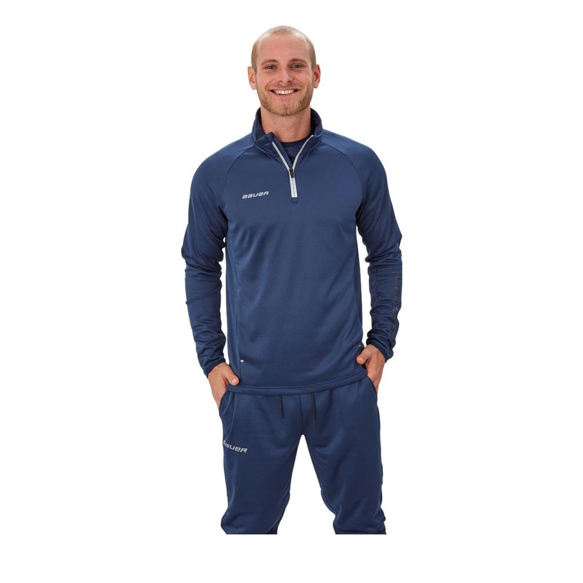 Bauer Vapor Fleece Senior 1/4 Zip Jacket - Image 2