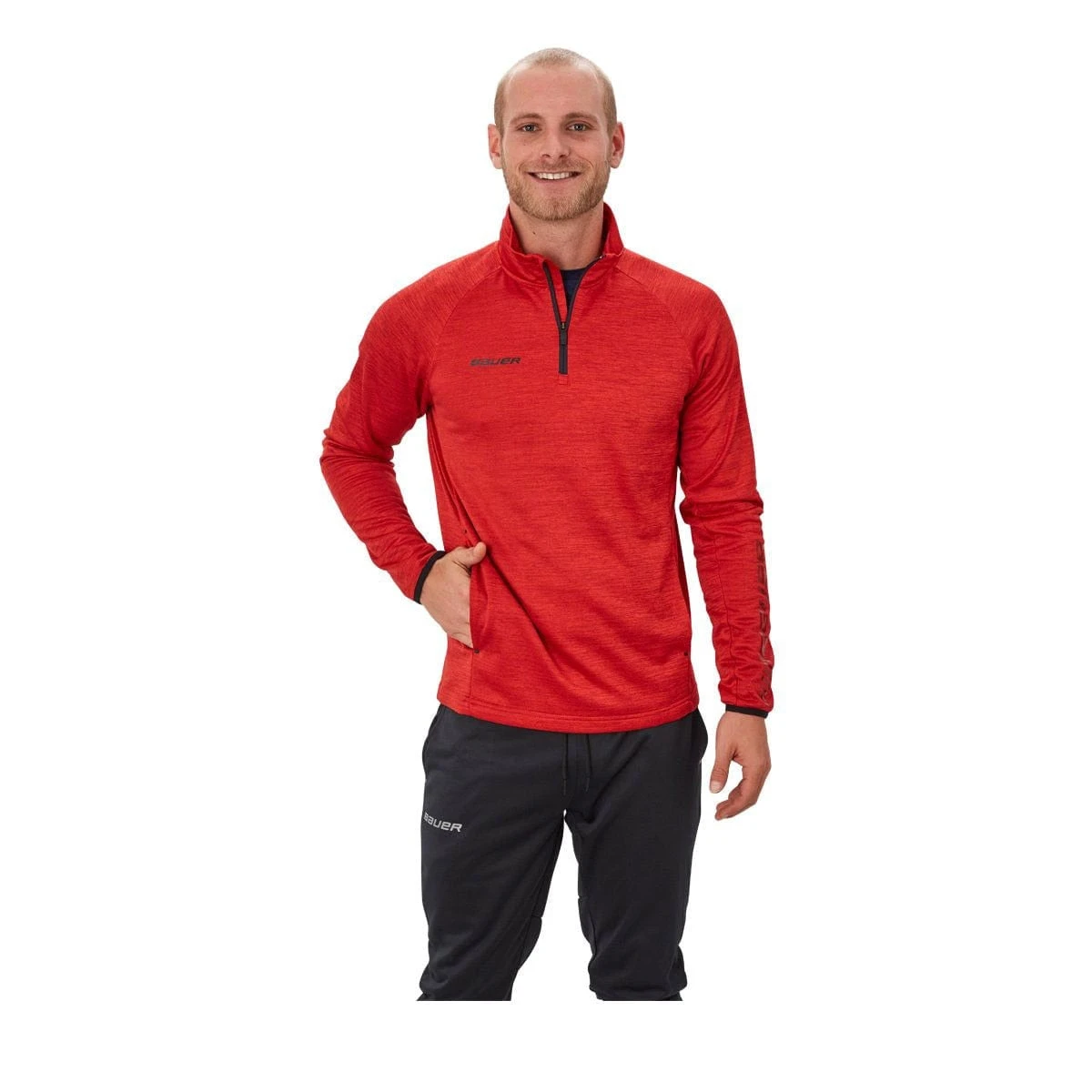 Bauer Vapor Fleece Senior 1/4 Zip Jacket - Image 3