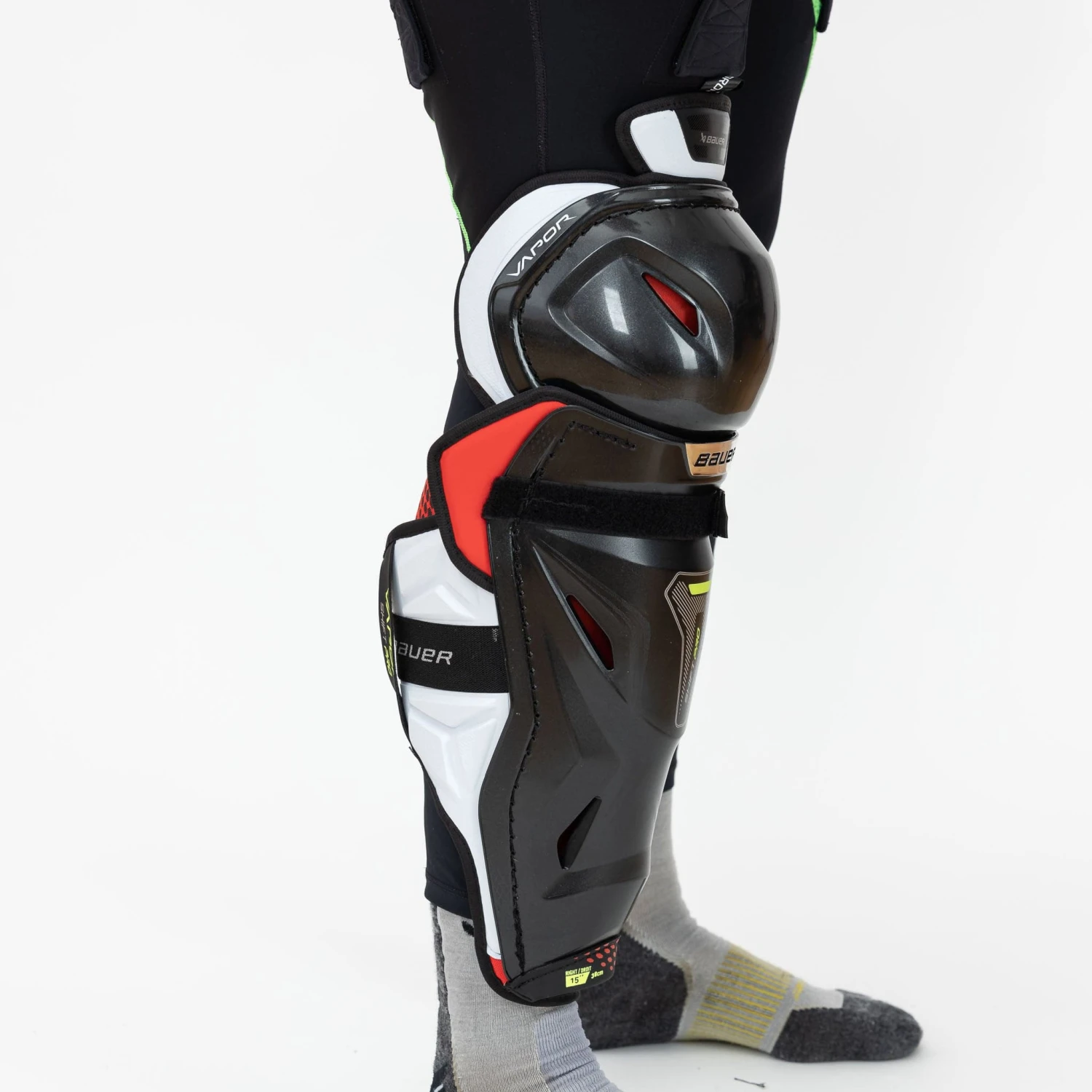 Bauer Vapor Shift Pro Junior Hockey Shin Guards - Image 5