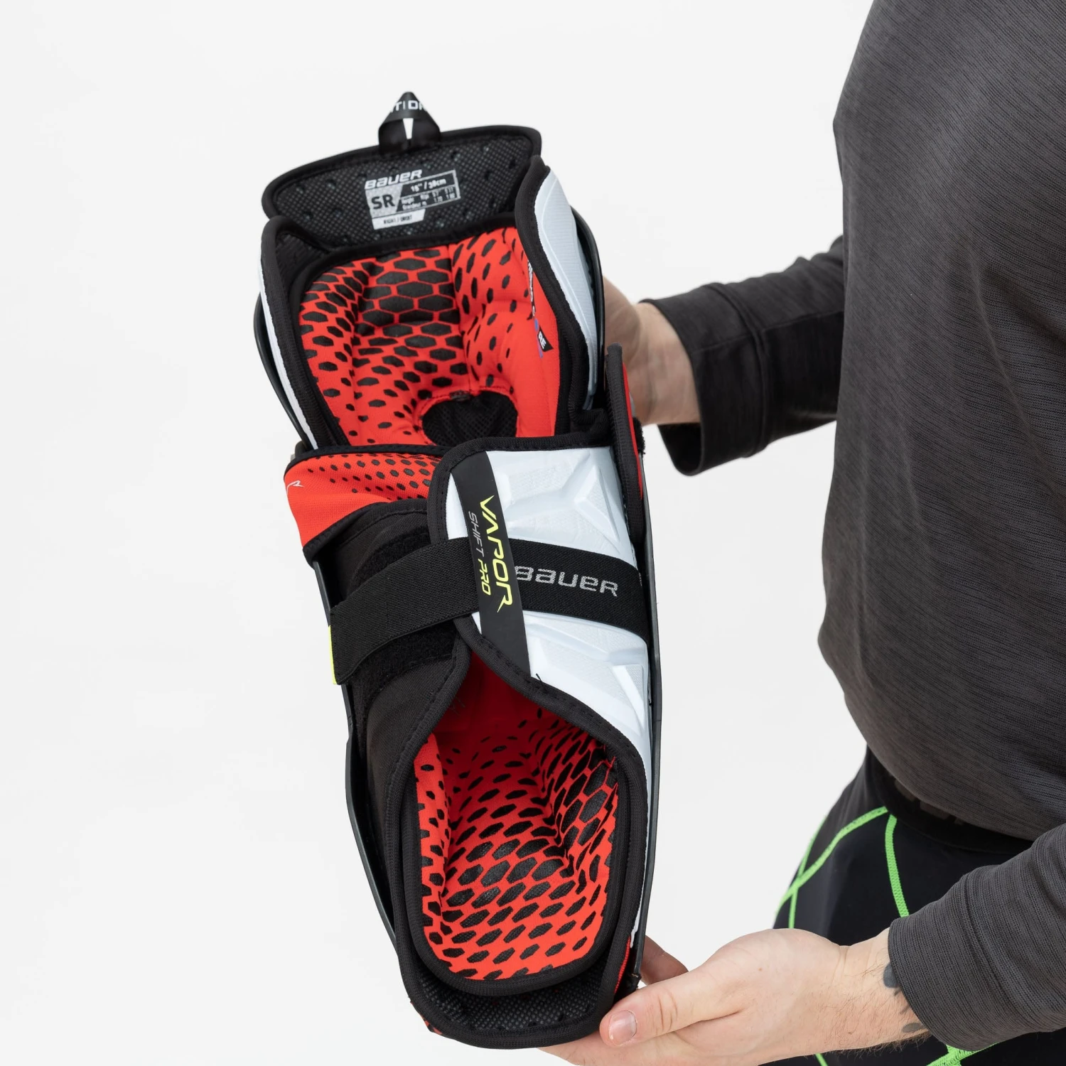 Bauer Vapor Shift Pro Junior Hockey Shin Guards - Image 10