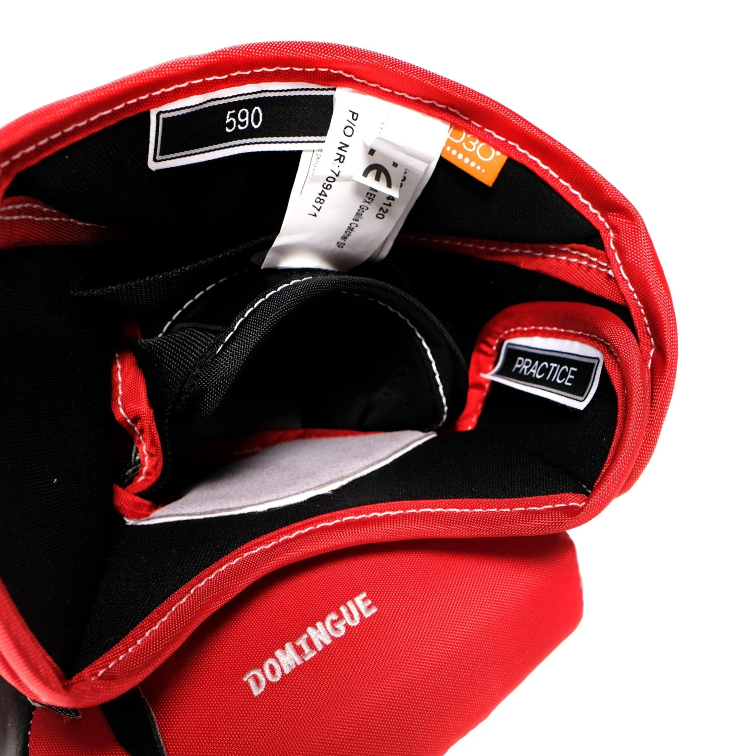 CCM Extreme Flex 4 Pro Stock Senior Goalie Catcher - Louis Domingue - Image 4