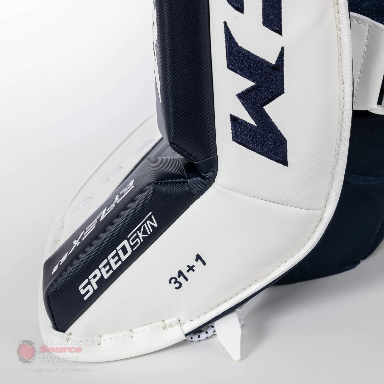 CCM Extreme Flex E5.9 Intermediate Goalie Leg Pads - Image 7