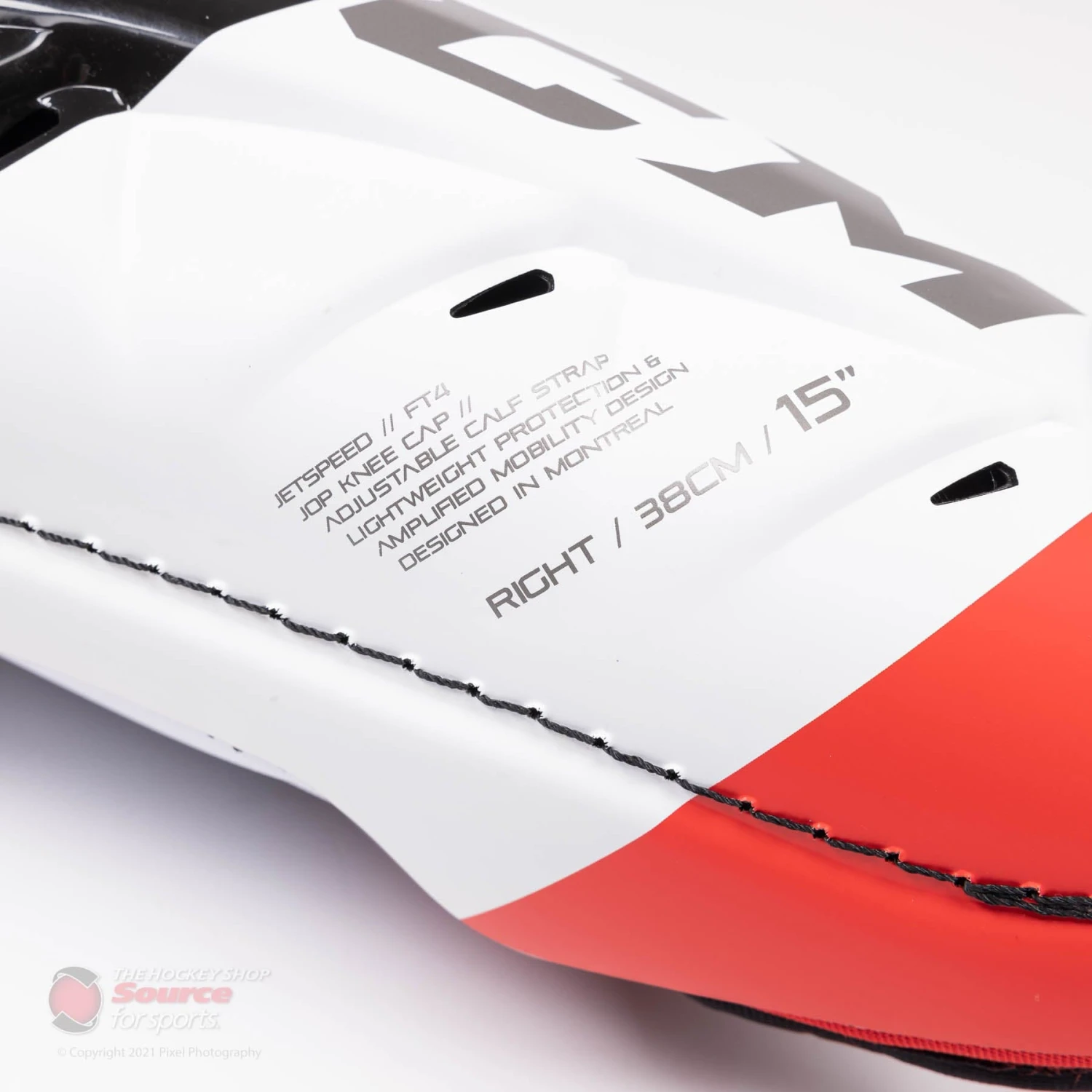 CCM Jetspeed FT4 Senior Hockey Shin Guards - Image 2