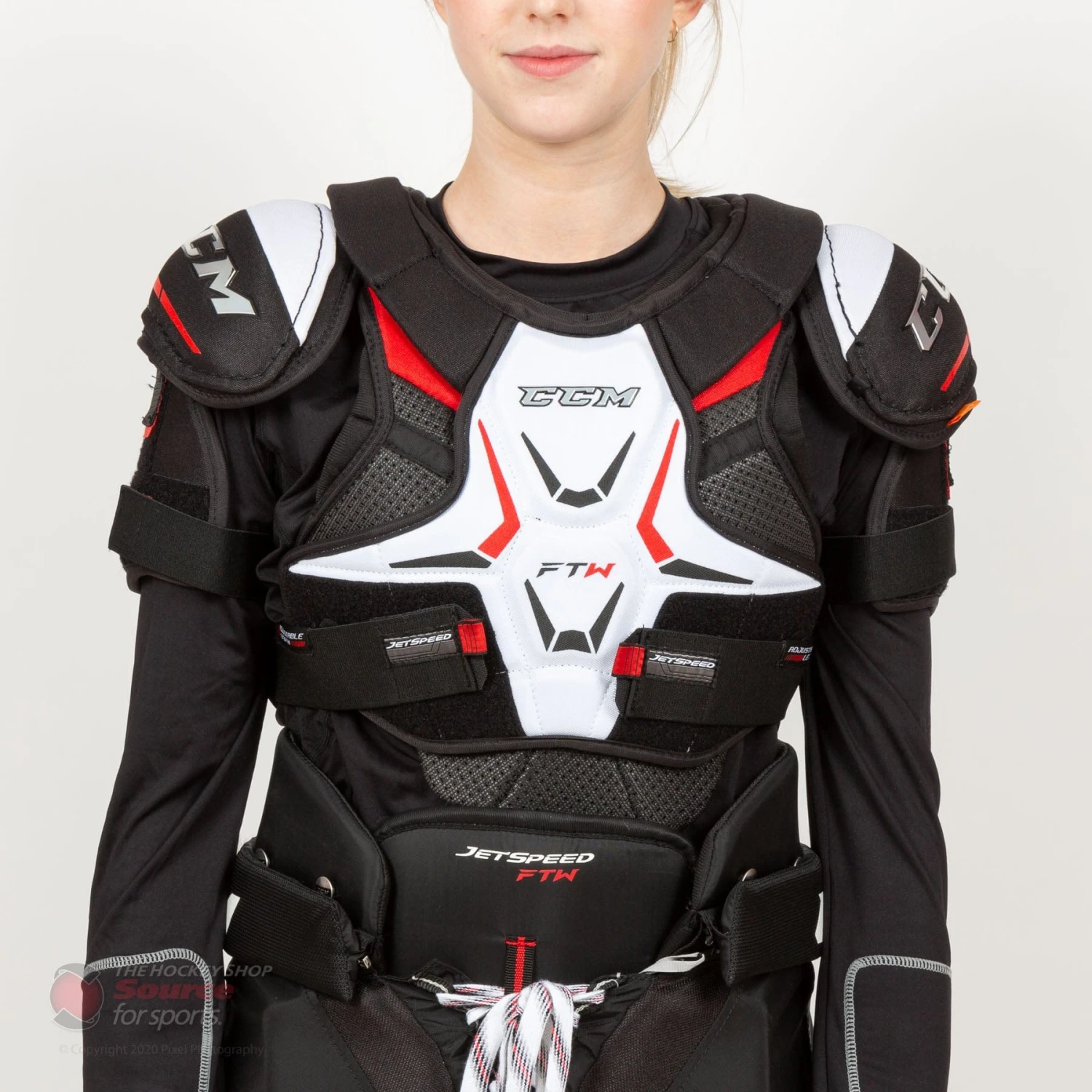 CCM Jetspeed FTW Womens Hockey Shoulder Pads - Image 2