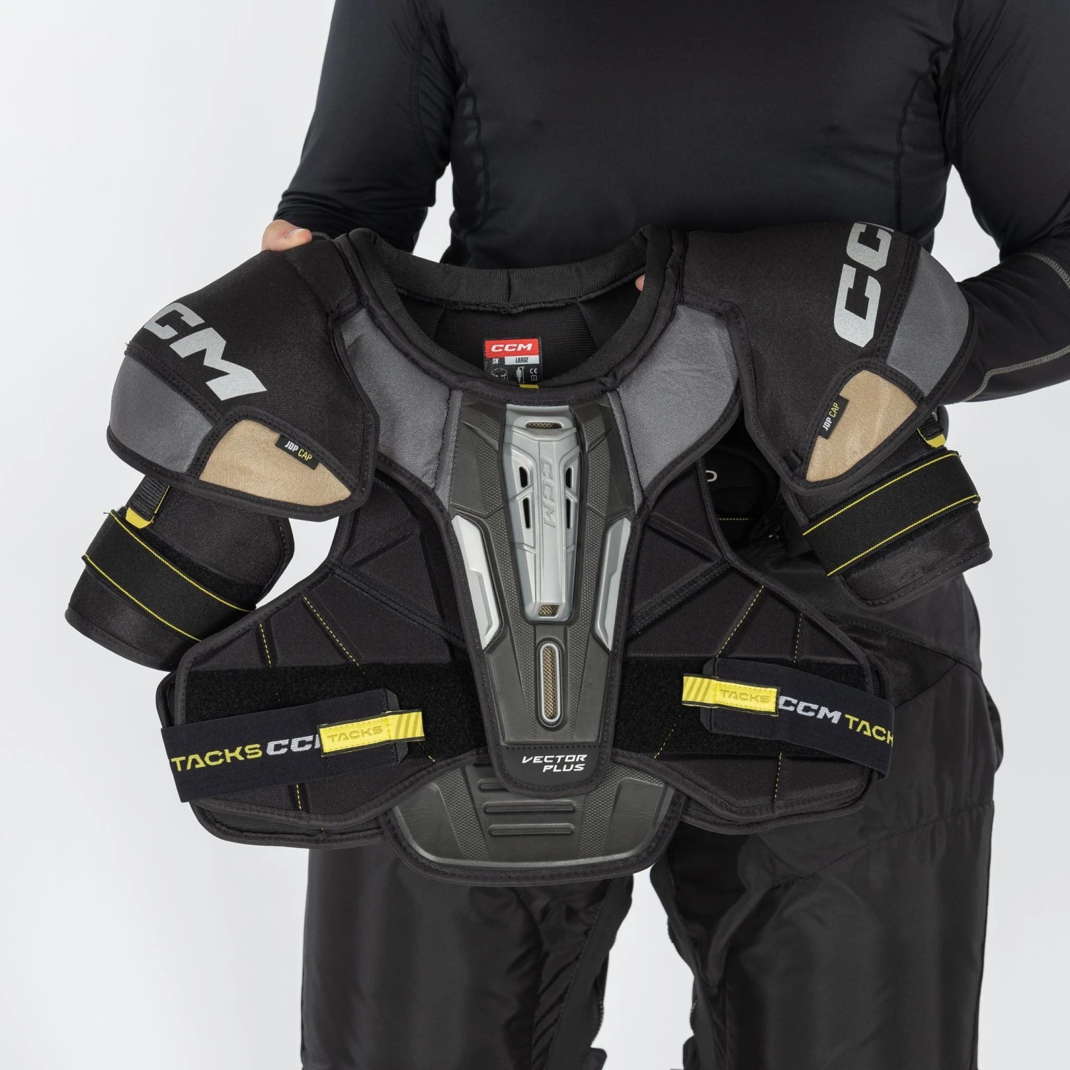 CCM Tacks Vector Plus Junior Hockey Shoulder Pads - Image 15