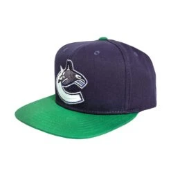 Vancouver Canucks Outer Stuff NHL 2-Tone Flat Brim Snapback Youth Hat