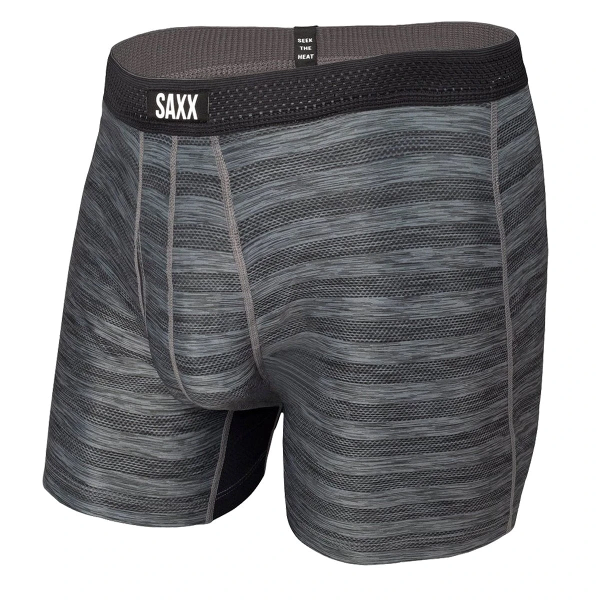 Saxx Hot Shot Boxers - Black Heather