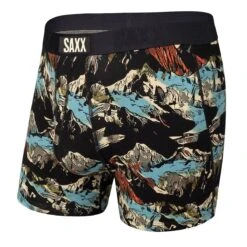Saxx Ultra Boxers - Black Mountainscape
