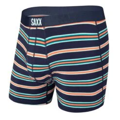 Saxx Ultra Boxers - Navy Vista Stripe