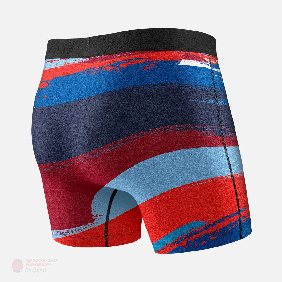 Saxx Vibe Boxers - Blue Paint Can Stripe - Image 3