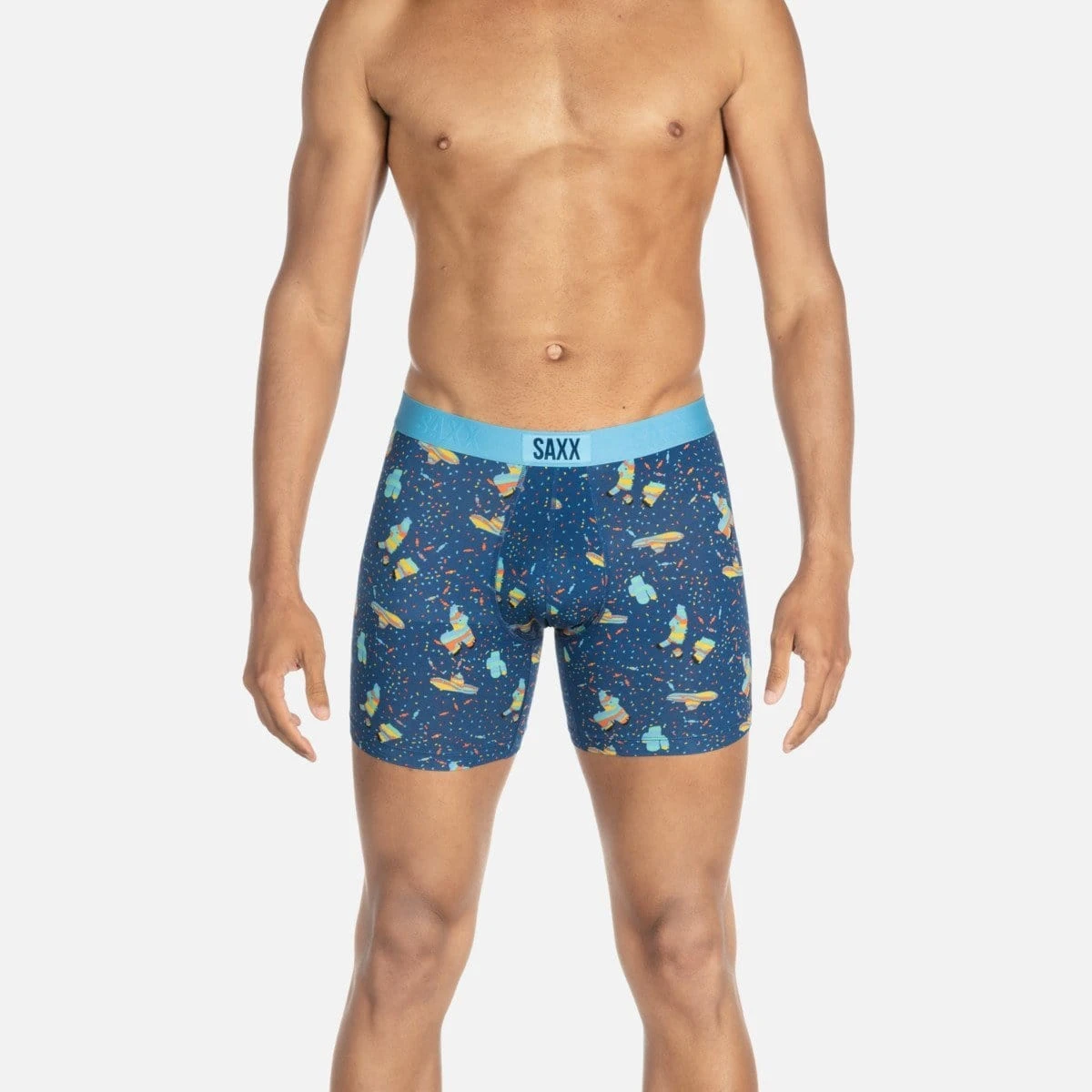 Saxx Vibe Boxers - Blue Pinata Bang - Image 3