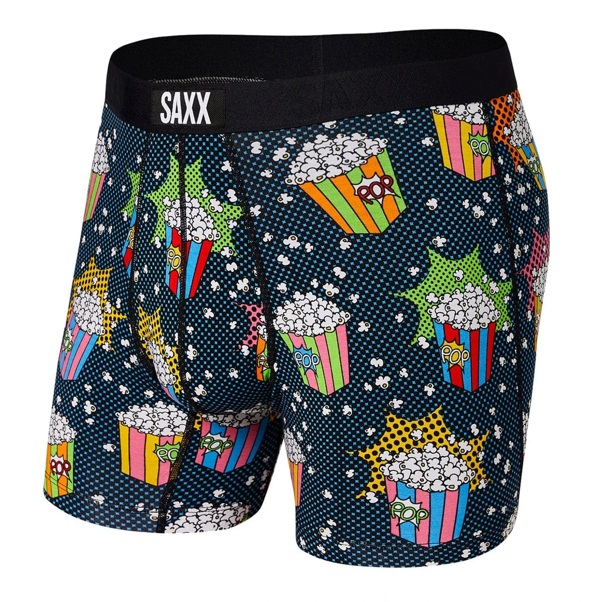 Saxx Vibe Boxers - Multi Pop Art Popcorn