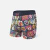 Saxx Vibe Boxers - Navy Lucha Libre
