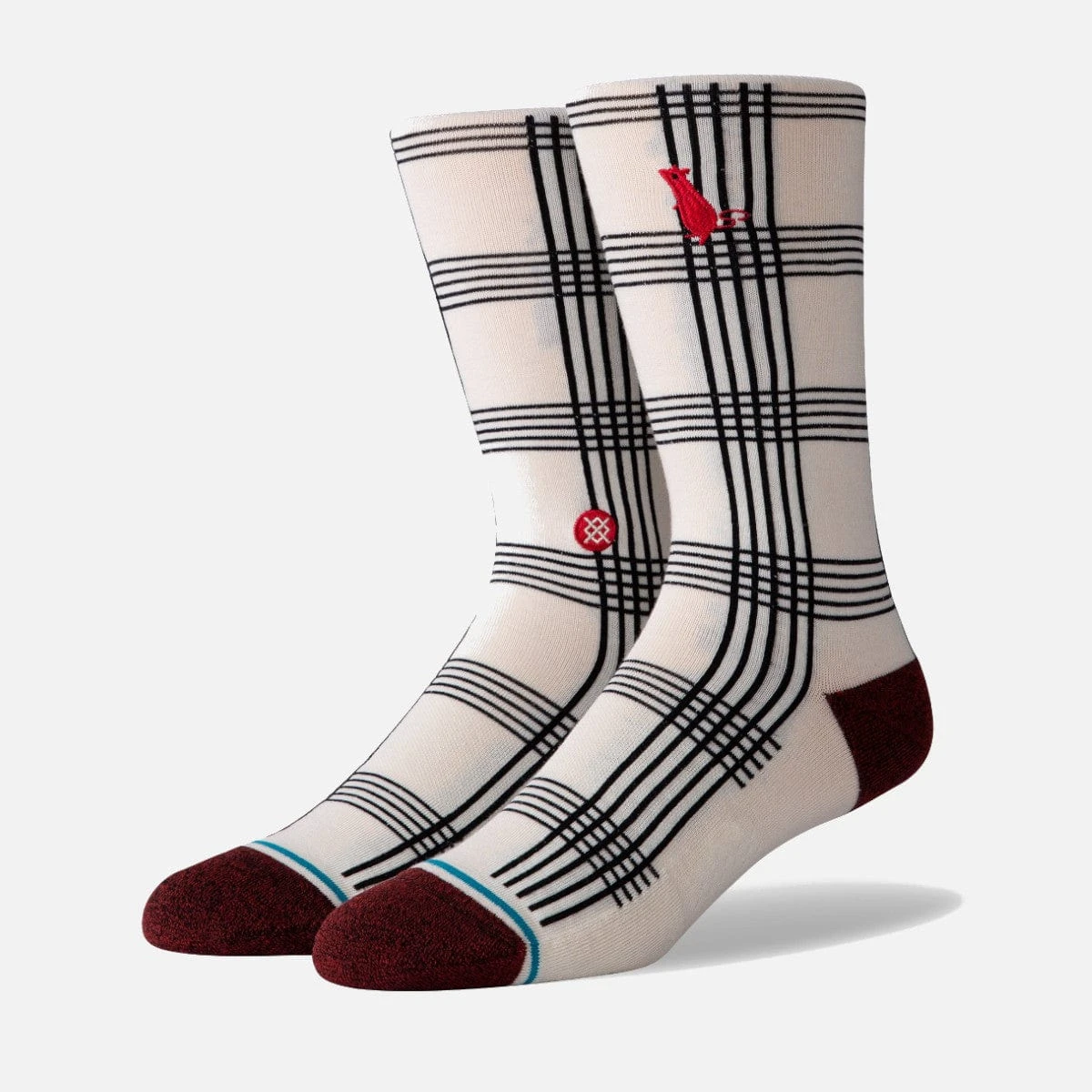 Stance Life Rat Plaid Socks