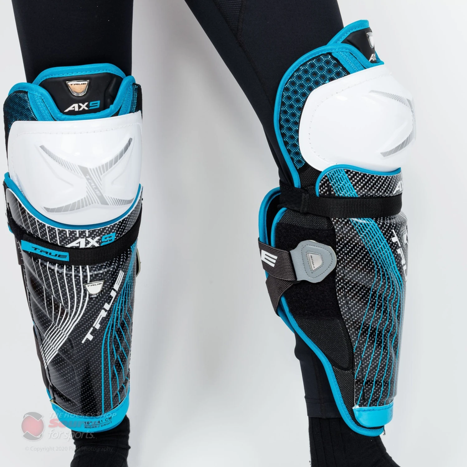 TRUE AX9 Senior Hockey Shin Guards - Image 4