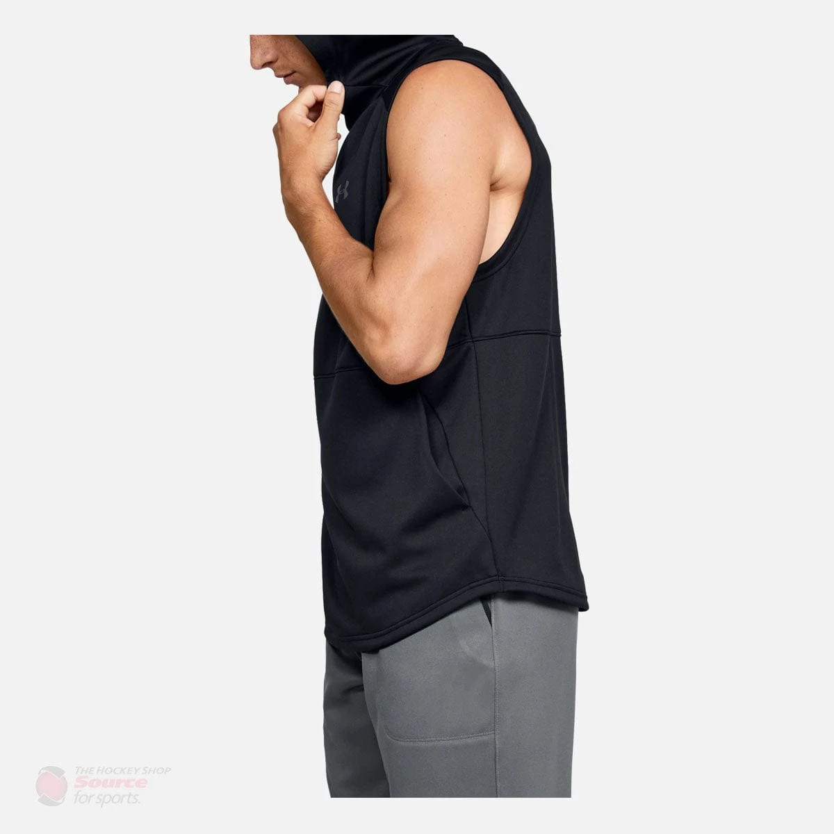 Under Armour MK-1 Sleeveless Mens Hoodie - Image 3