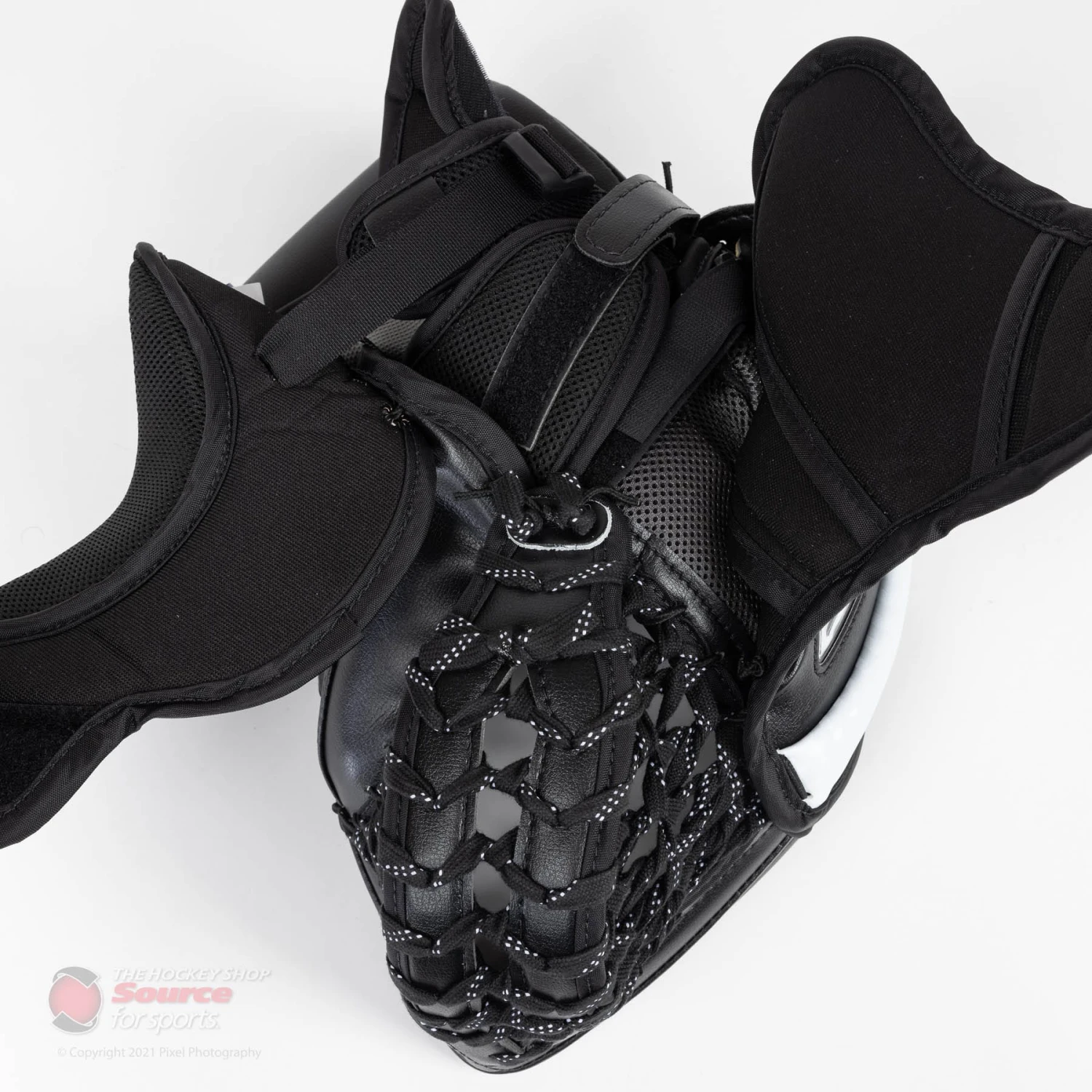 Vaughn Velocity V9 XP Pro Carbon Senior Goalie Catcher - Swirl Graphic - Image 8