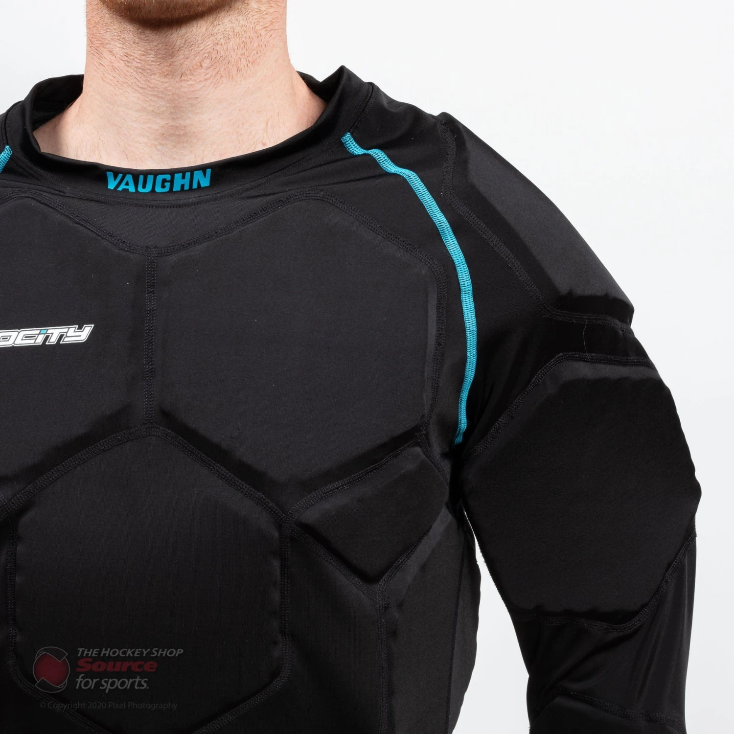 Vaughn Velocity V9 Pro Senior Goalie Padded Shirt - Image 2