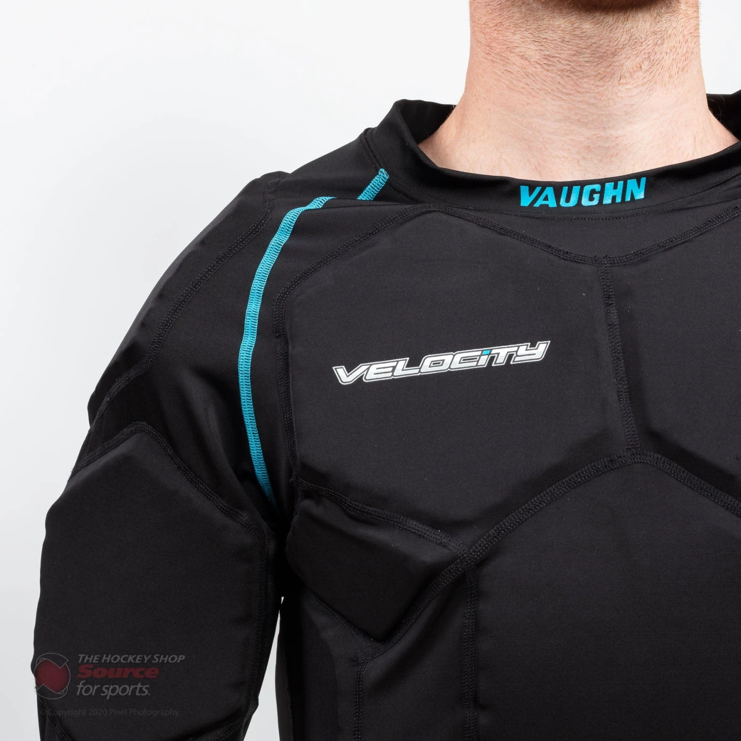 Vaughn Velocity V9 Pro Senior Goalie Padded Shirt - Image 3