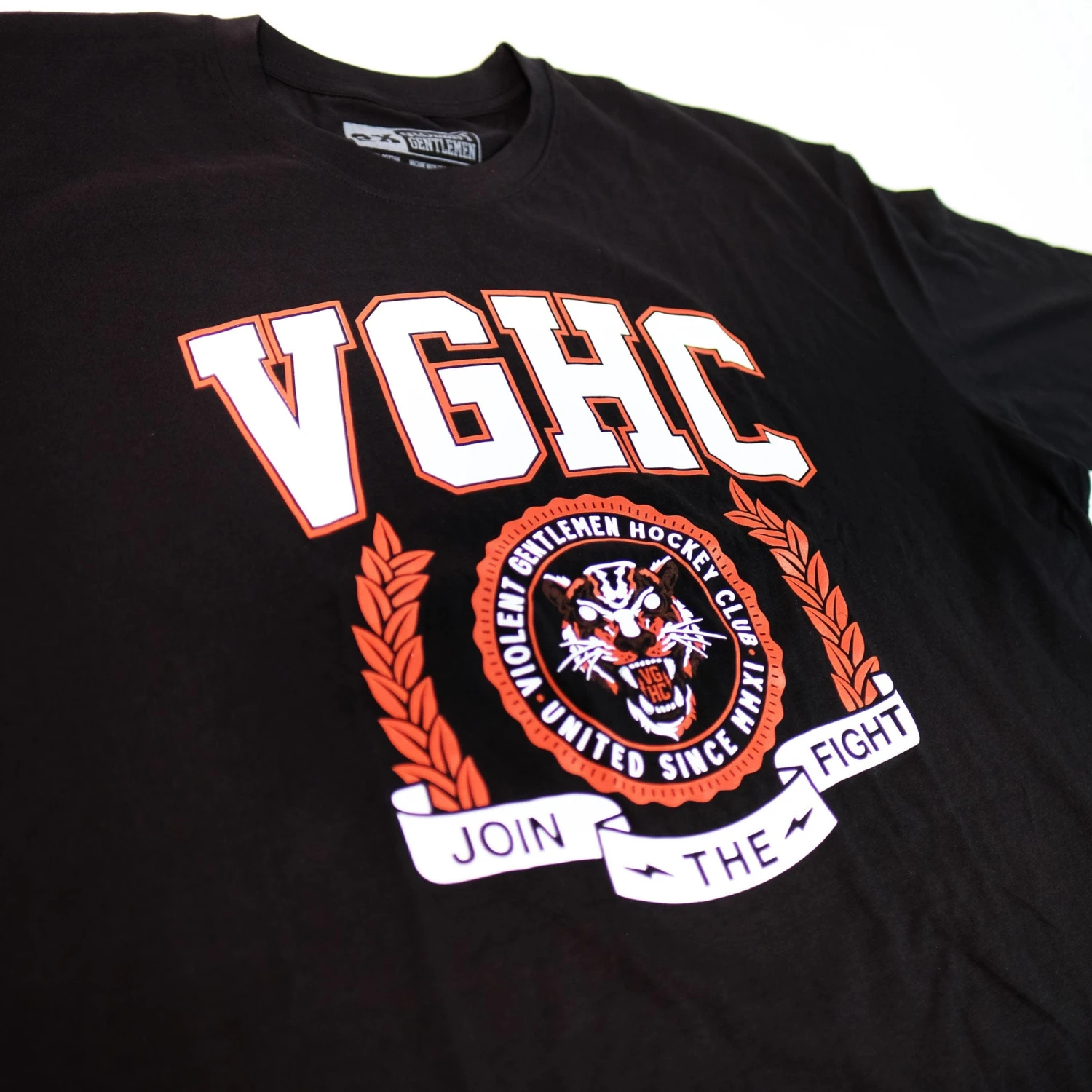 Violent Gentlemen University Heavyweight Shortsleeve Shirt - Black - Image 2