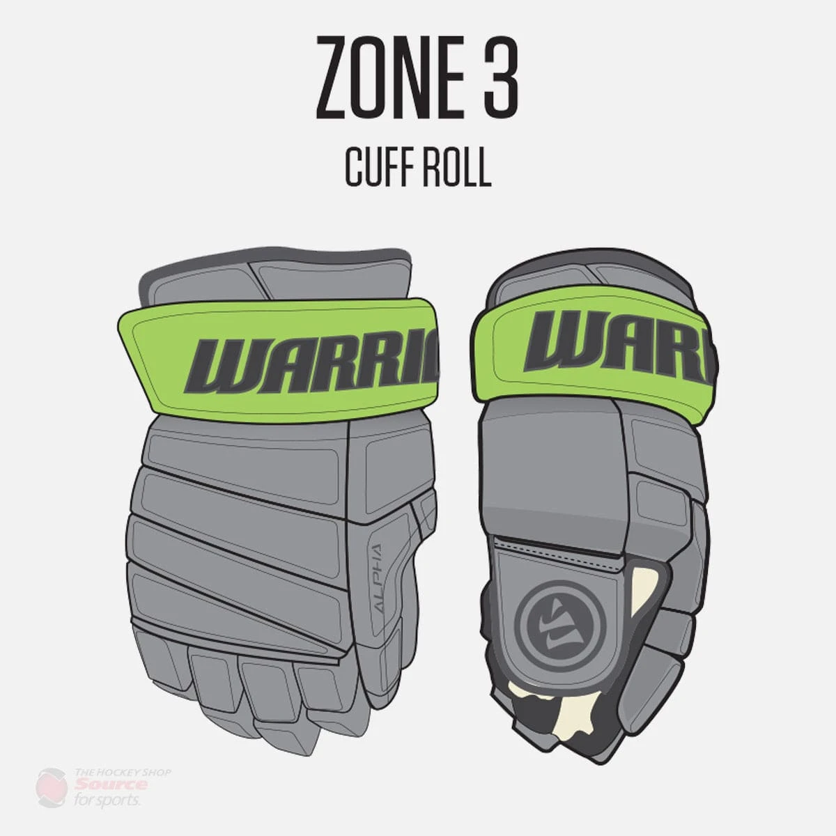 Warrior Alpha Pro Plus Custom Hockey Gloves - Image 4