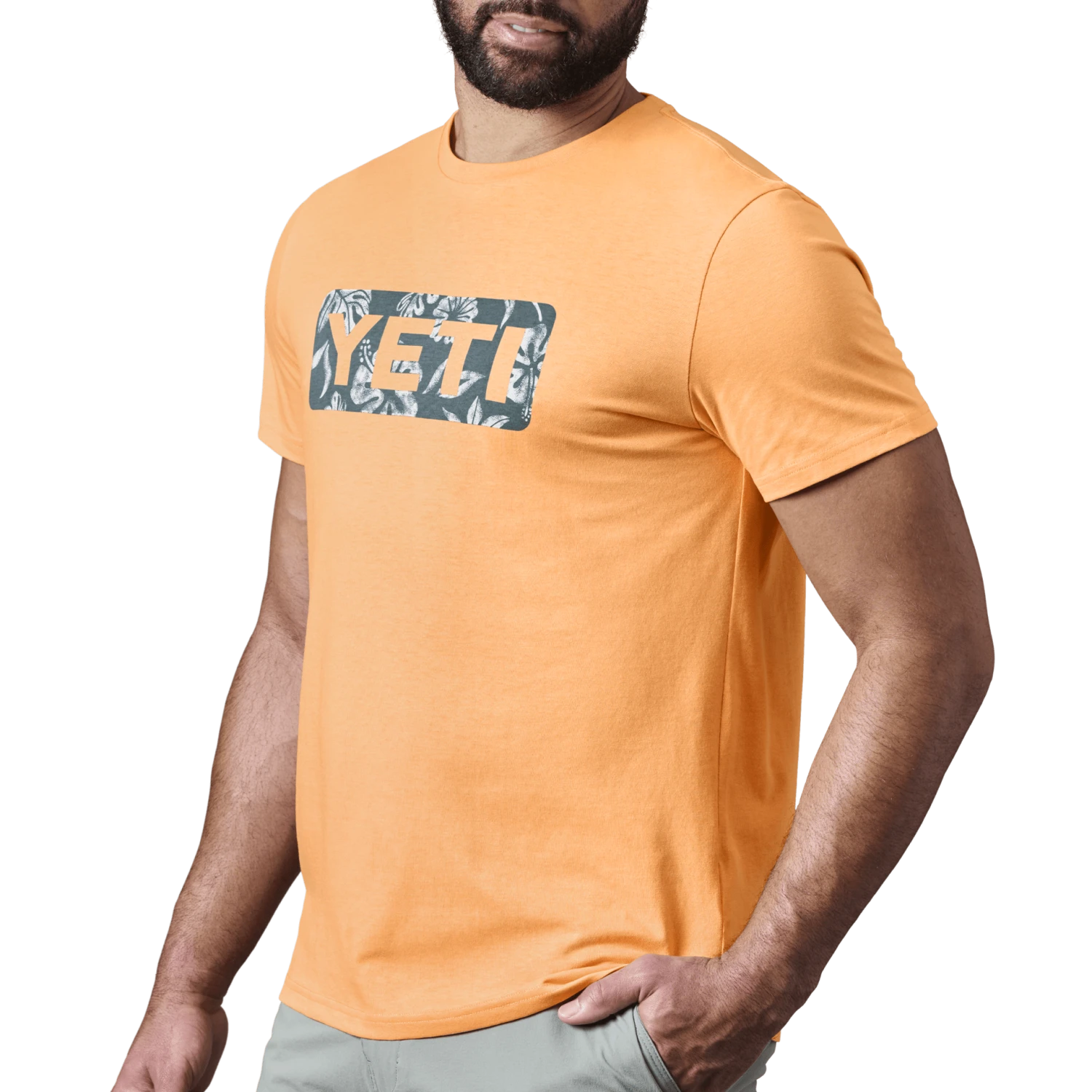 Yeti Floral Logo Badge Shortsleeve Shirt - Image 4